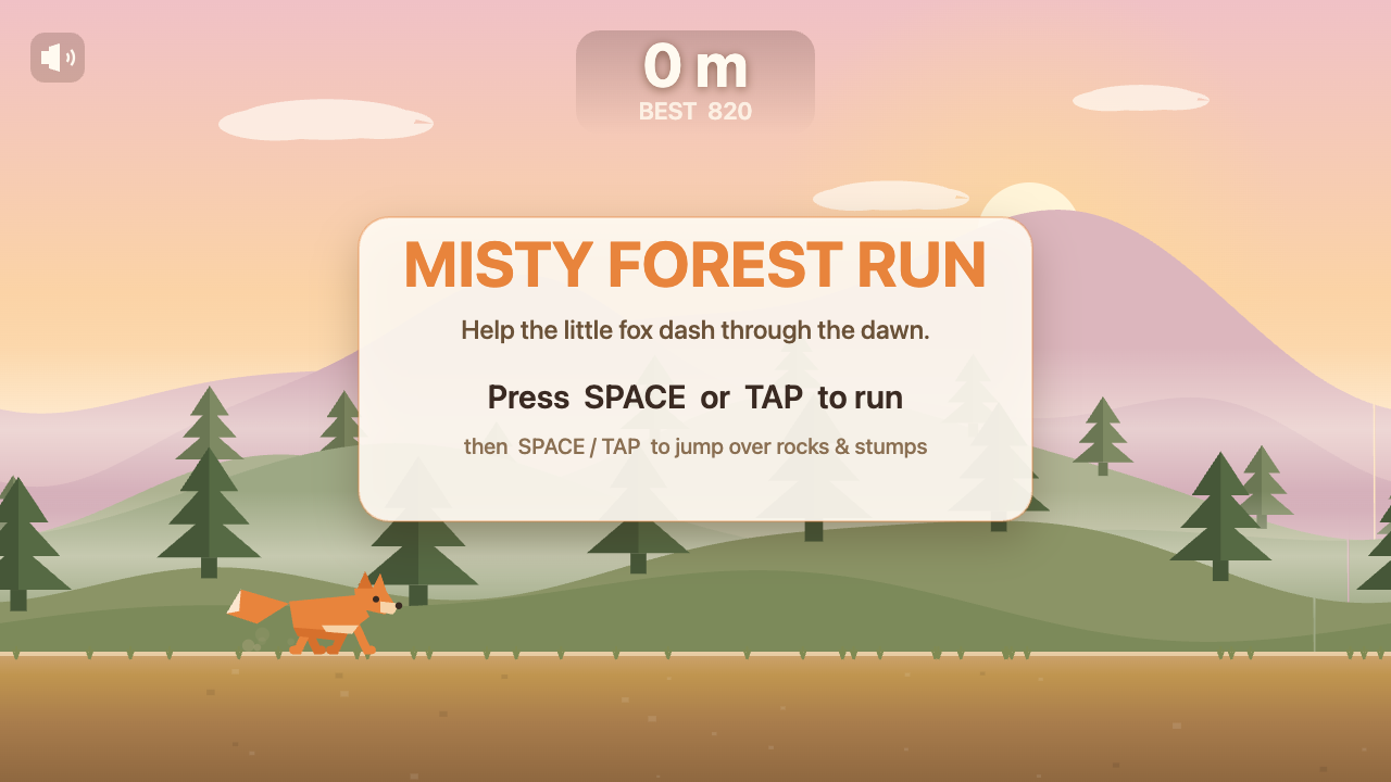 Start screen